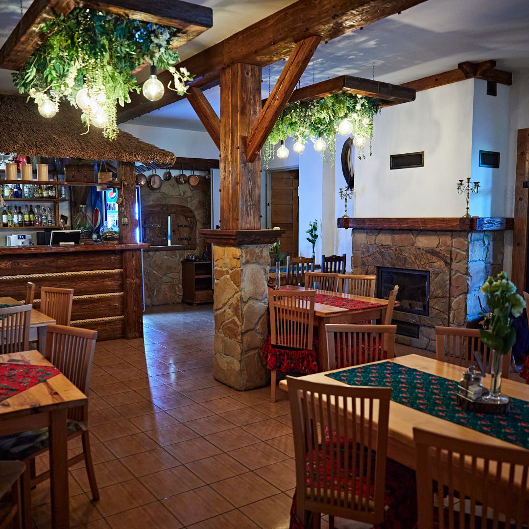 maciejowa chata sala kominkowa zdjęcie sali