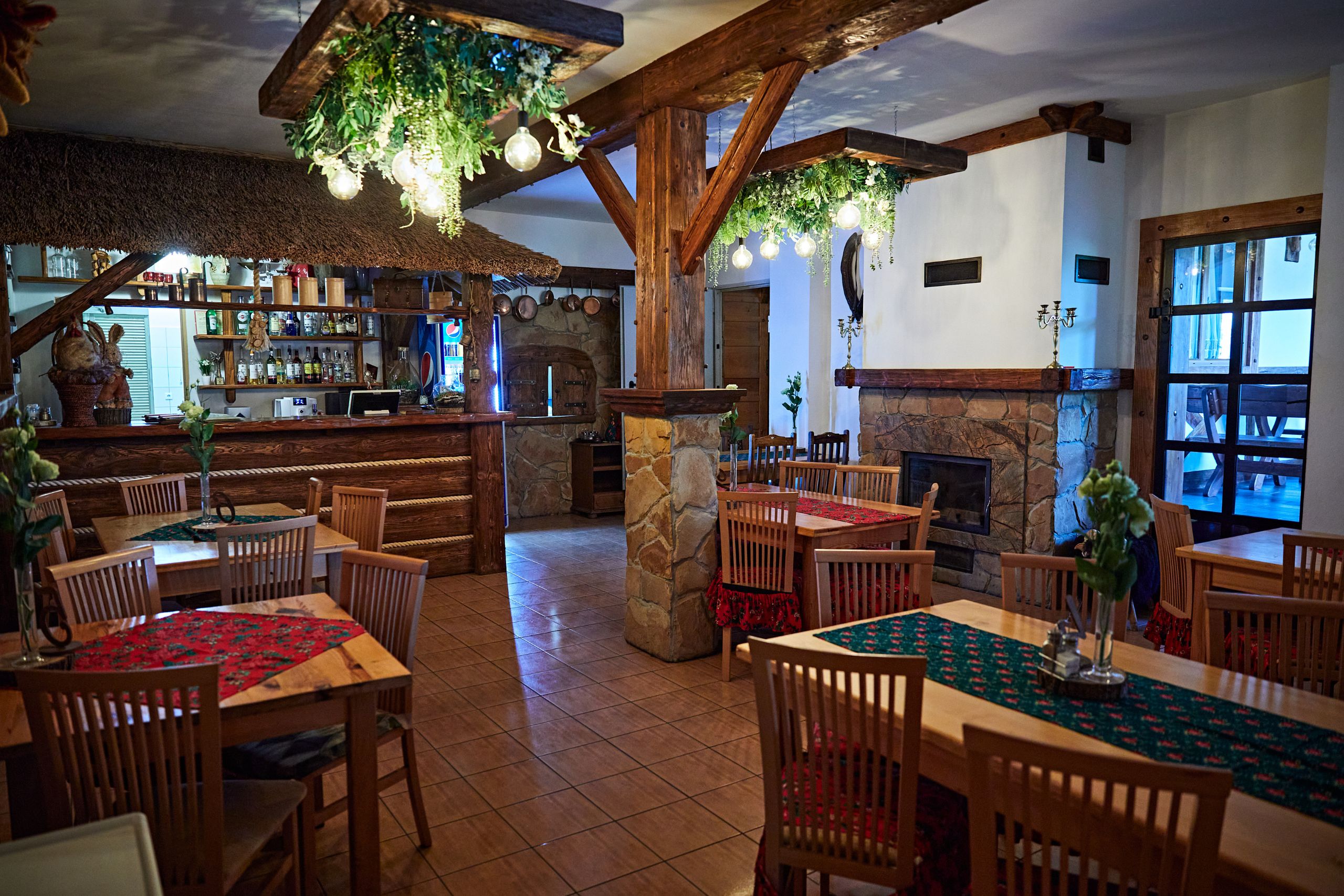 maciejowa chata sale sala kominkowa