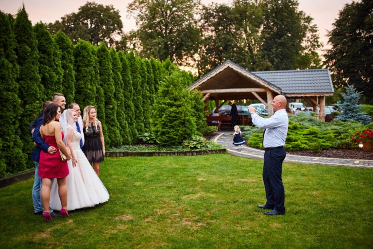 Maciejowa Chata wesela ogród