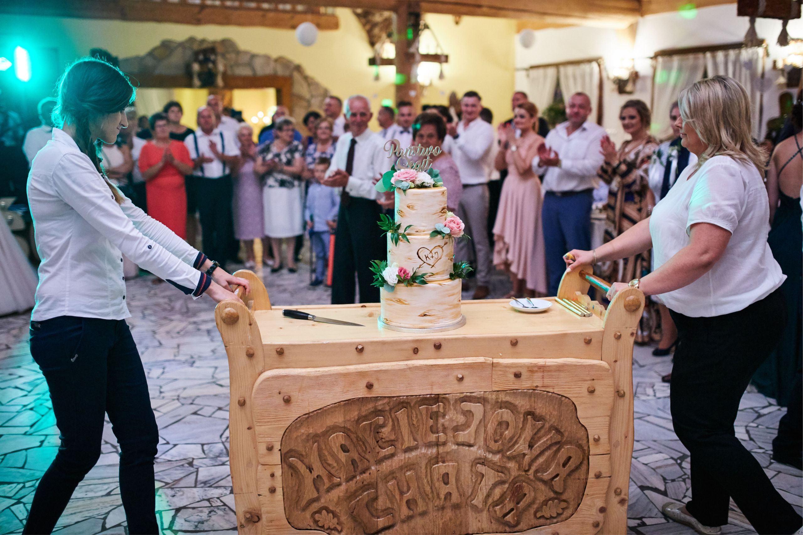 Maciejowa Chata wesela tort